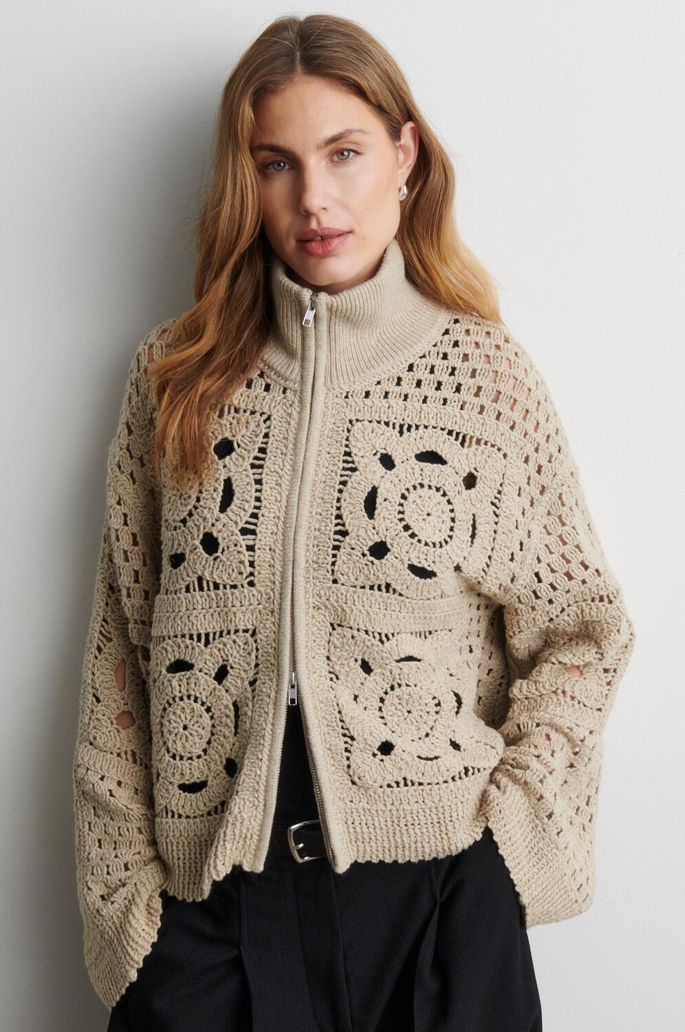 Crosette cardigan - Camel